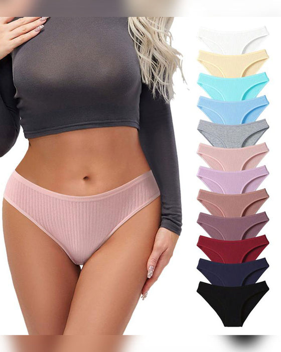 Truse Dames Pustende Vertikal Stripet Tekstur Føles Komfortabel Moteriktig Midje