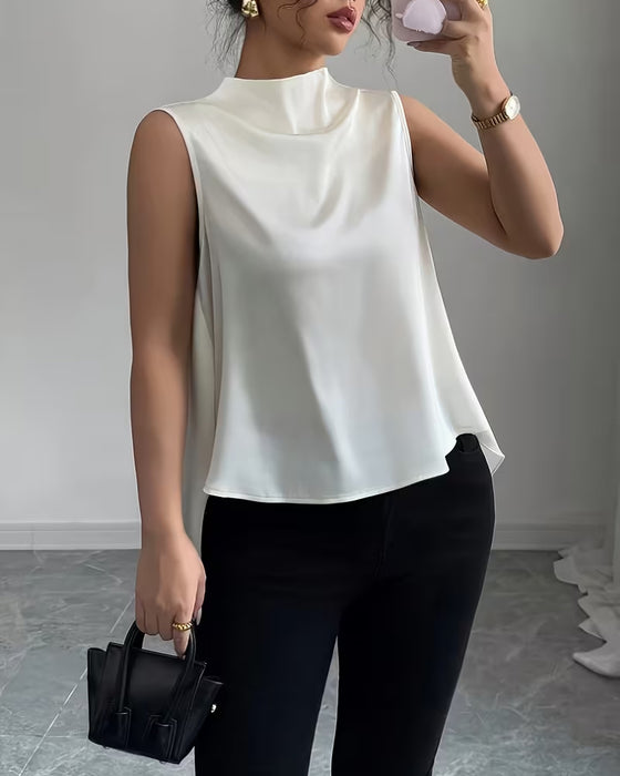 Tank Top Asymmetrisk V-Rygg Design