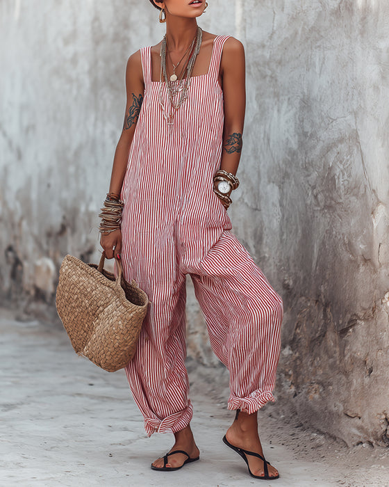 Jumpsuit Bred Stropp Stripede Overall