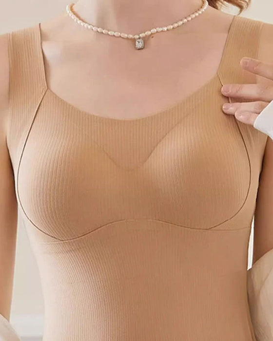 Bra Kvinner Termisk Tank Topper Med Innbygd