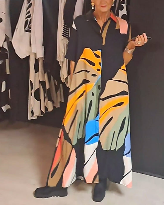 Uformell kjole med jakkeslag