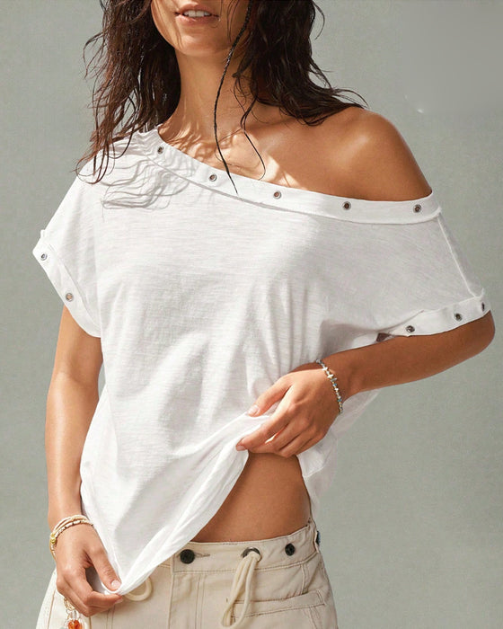 T-Shirt Enskulder Nitt Solid