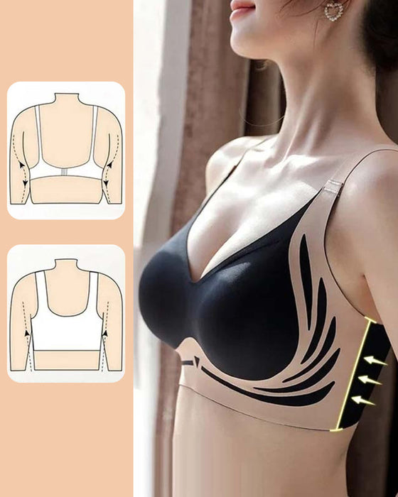 Løfte anti-sagging trådløs push-up bh