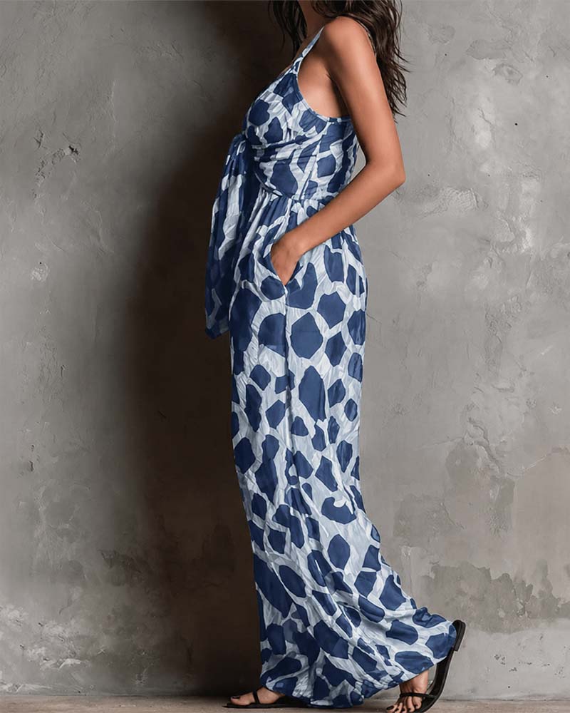 Jumpsuit Leopardskinn Seletøy Breibein