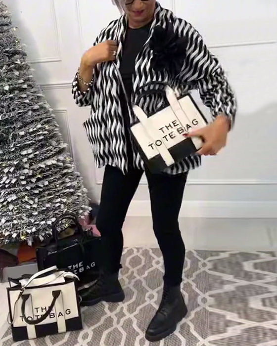 Moteveske med søm I to farger