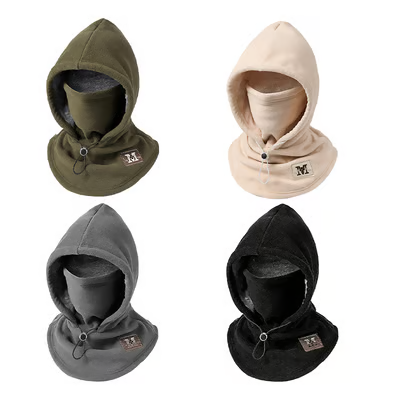 Lue Fleece Dobbel Lag Integrert