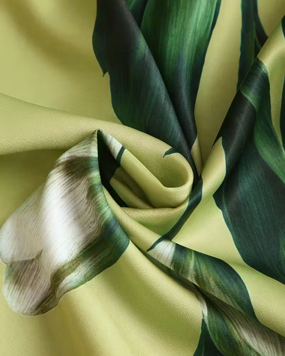 Bluse Jakkeslag Rett Skulder Trykt