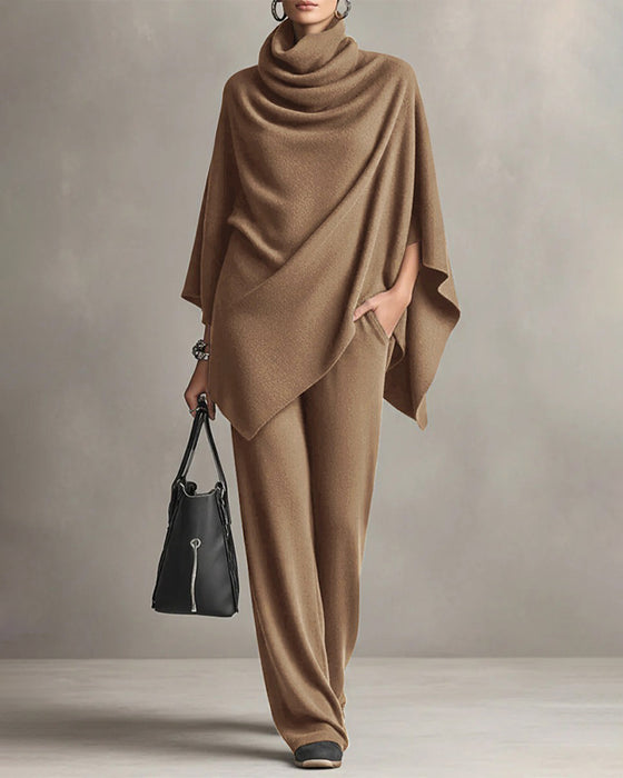 Sett Turtleneck Topp Bred Ben Bukser