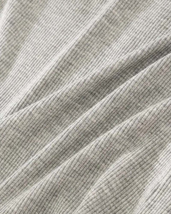 Tanktopp Innebygd Bh Ribbet Ensfarget