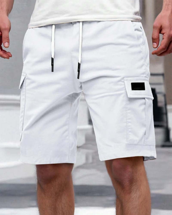 Shorts Cargo Lomme Avslappet Snøring