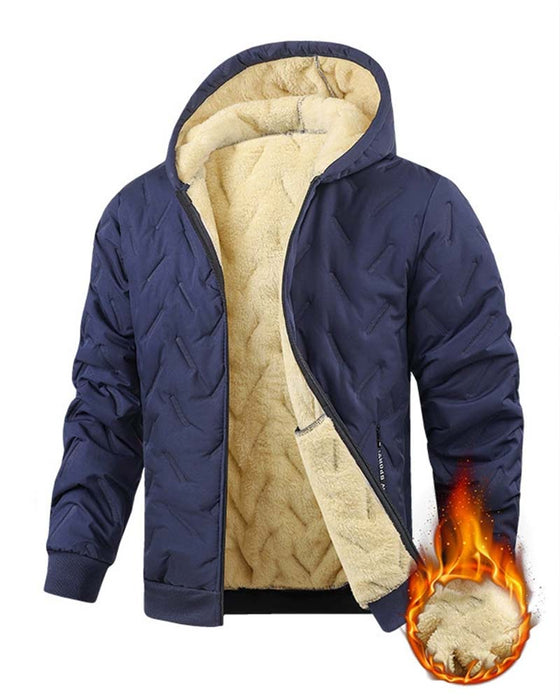 Kåpe Med Hetting Fleece Foret