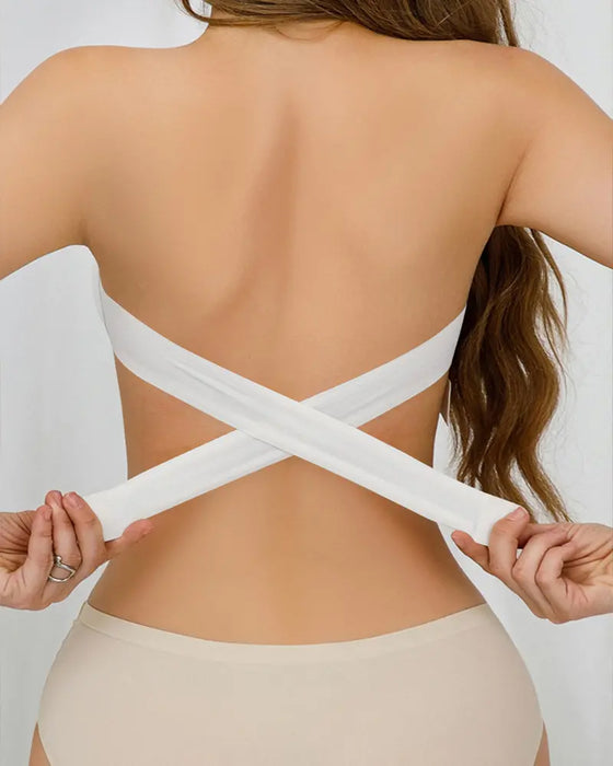 Bh-Topp Stroppeløs Sømløs Lukking I Siden Kryss