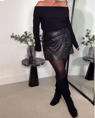 Shorts mote uregelmessig solid farge