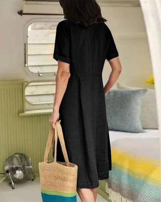 Kjole Casual Enkeltspent