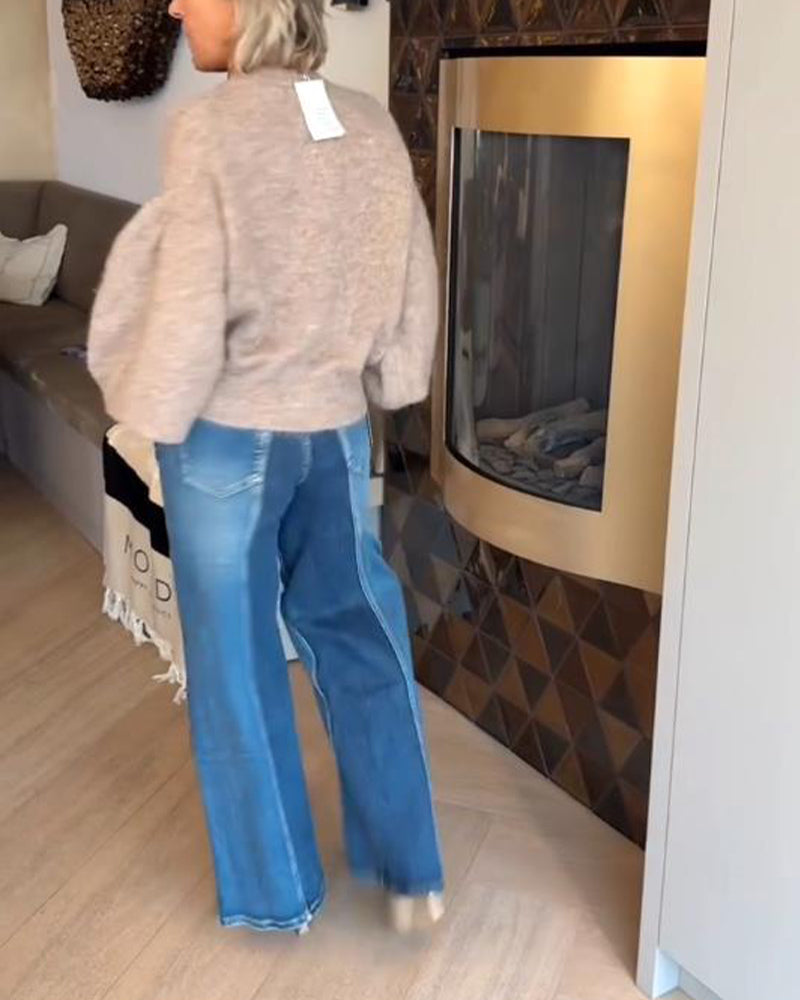 Cardigan Kåpe Med Elegant Stil, Lørdagsermer Design