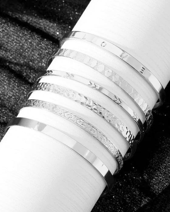 Seksspisset stjernearmbånd sett med 7 deler