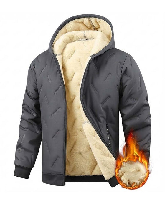 Kåpe Med Hetting Fleece Foret