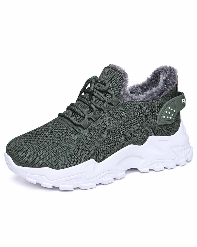 Sneakers Tykk Såle Fleeceforet Snø