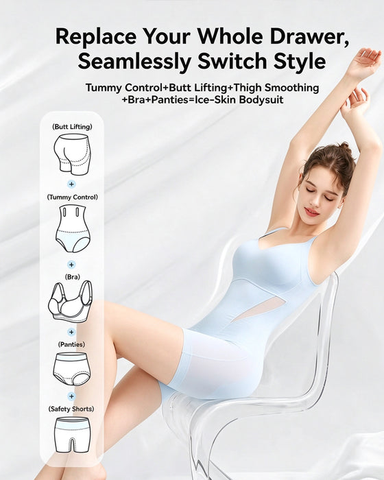 Kjølende Magestyring Rumpeleftende Shapewear Bodysuit