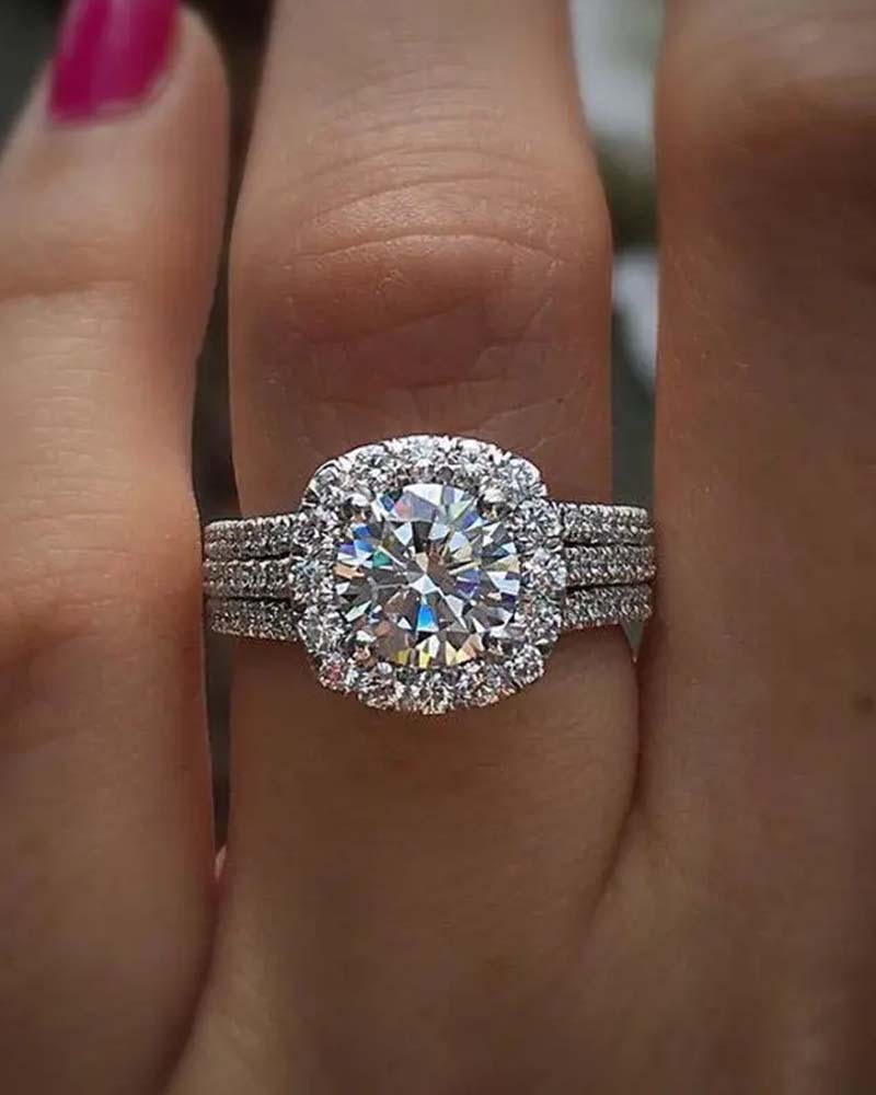 JJ CHIC Full Pave Ring