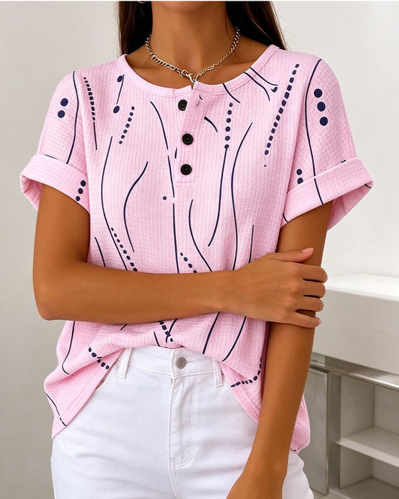 T-Shirt Rund Hals Kortermet
