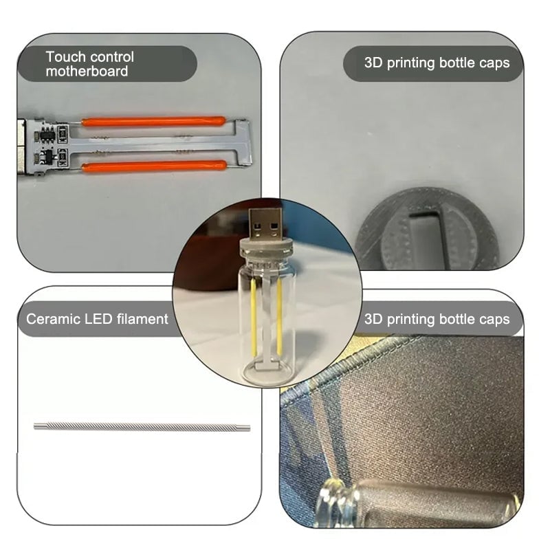 Usb-Berørings Nattlampe