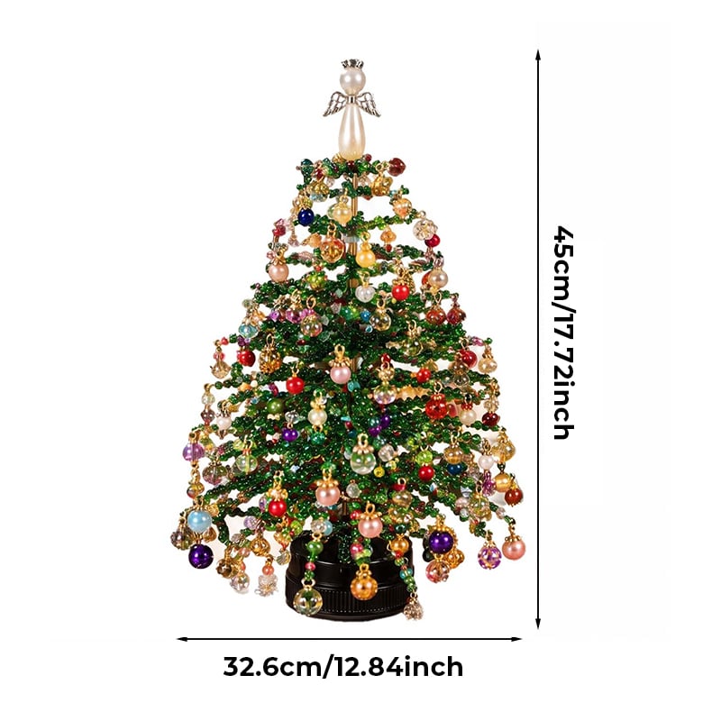 DIY Beaded Christmas Tree Ornament Craft Kit-price zap