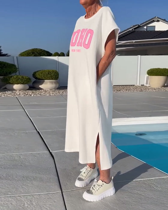 Kjole Mote Løs Splitt