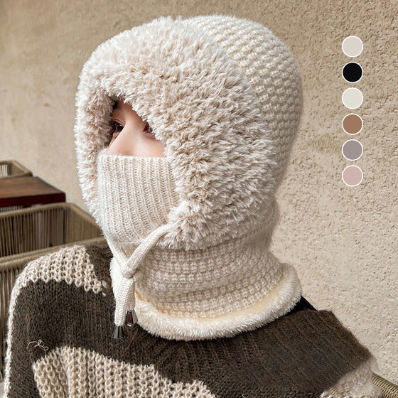 Vindtett Uthuslue Og Skjerf For Kvinner