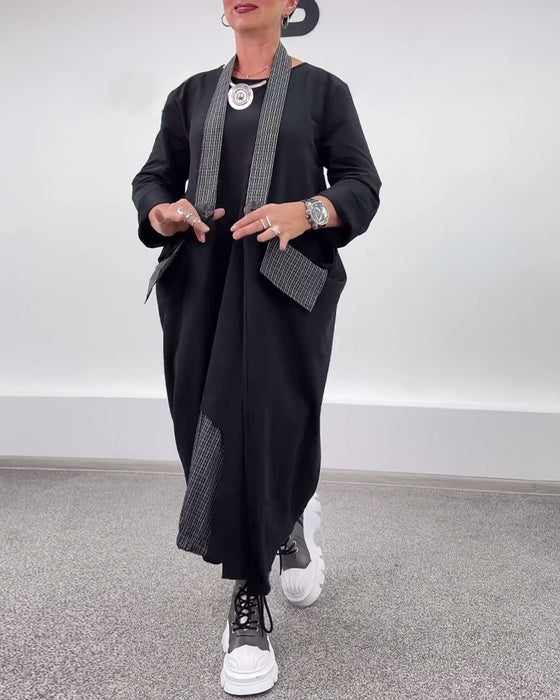 Kjole casual mote løs halterhals