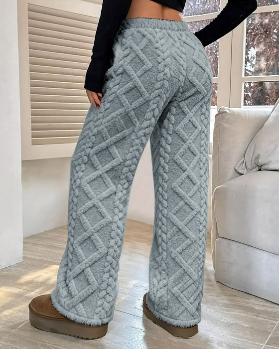 Bukser Elastisk Midje Snor Mote