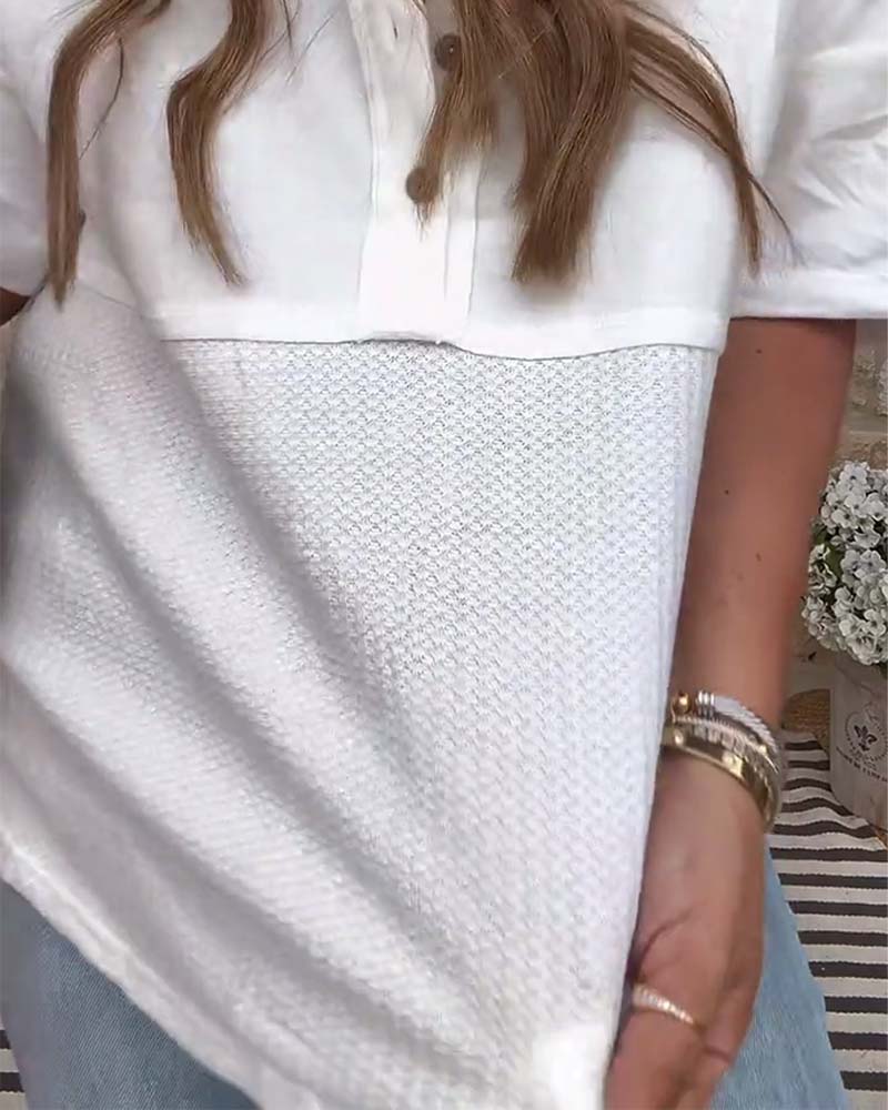 Topp Knapping Foran Kort Erme Sammenføyd