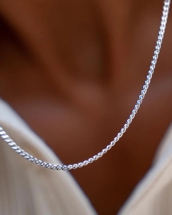 Minimal Pendant Halskjede Duo