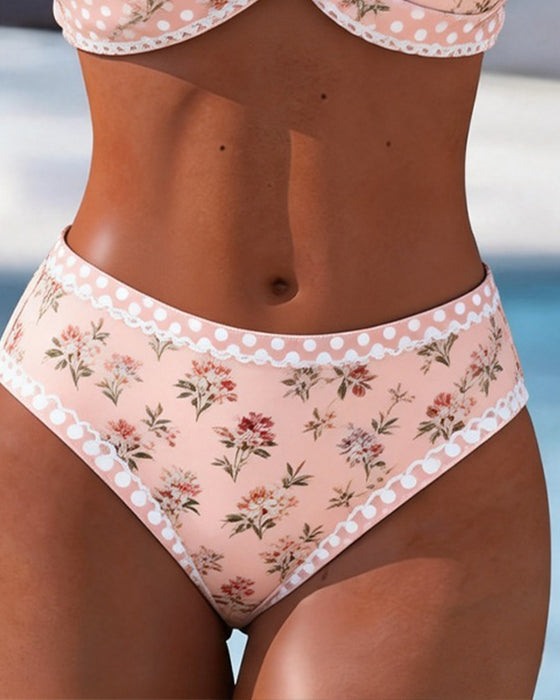 Bikini Tøff Blomstret Trykk