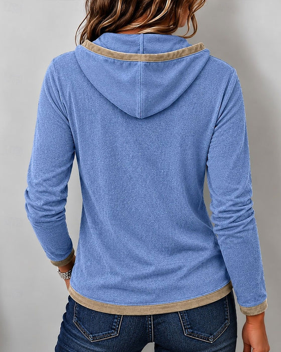 Topp Snøring Kontrasterende Slim Fit