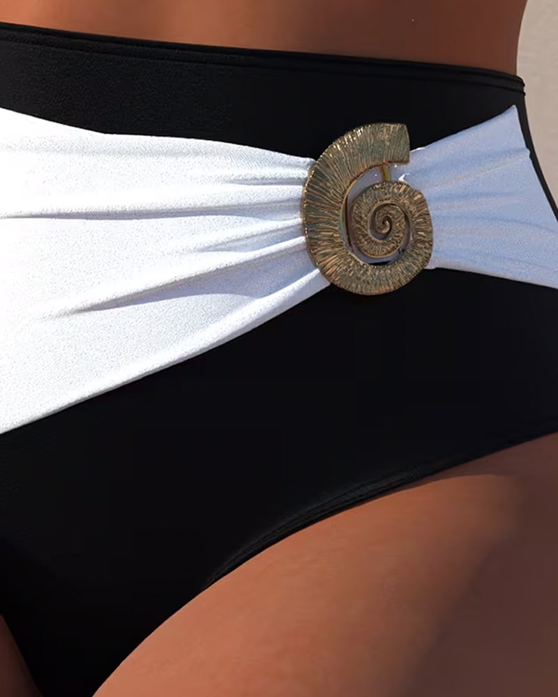 Todelt Bikini I Fargeblokk