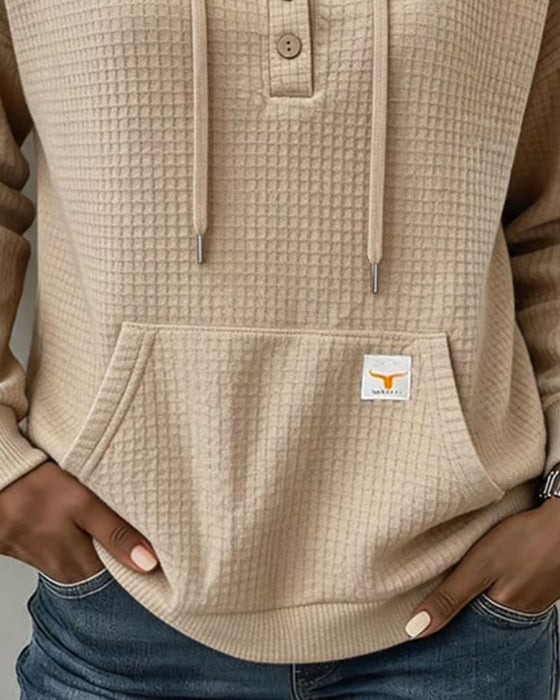 Hoodie Mote Henley