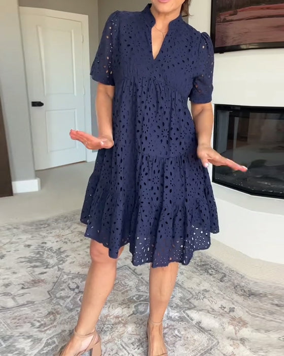 Kjole Ståkrage Hull A-Linje