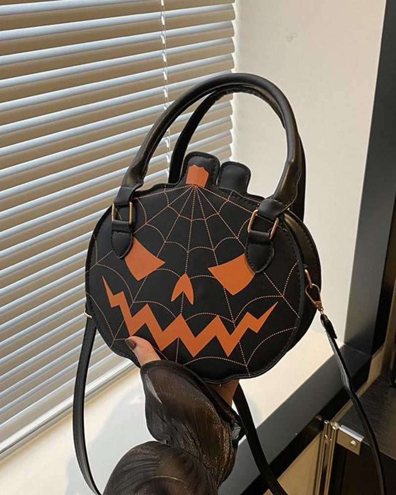 2026 Halloween Gresskarveske – Søt Tverrover & Skulderveske For Kvinner