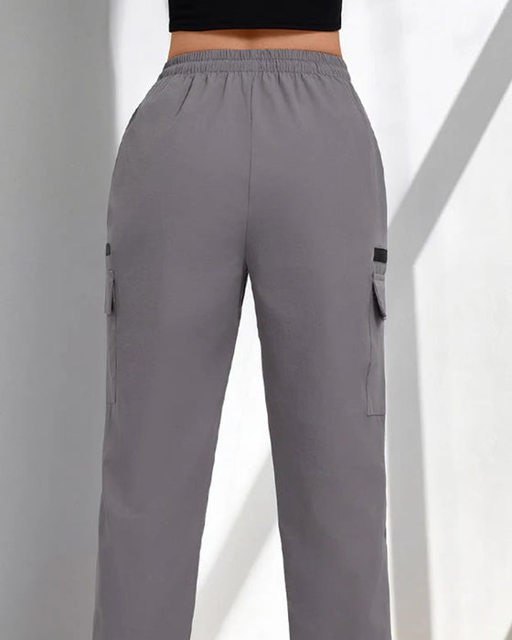 Pants Snøre Løs Casual Cargo
