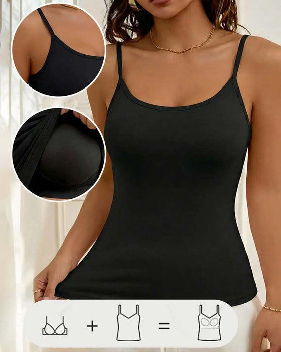 Cami Top Innebygd BH Stroppet