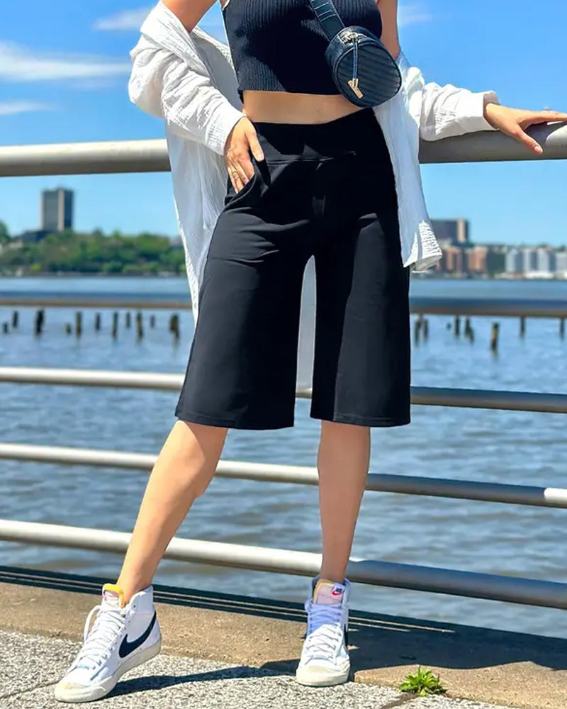 Uformelle Midje Shorts Halvlange