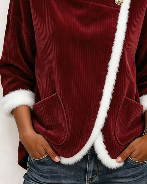 Topp Stilig Varm Fleece Lomme