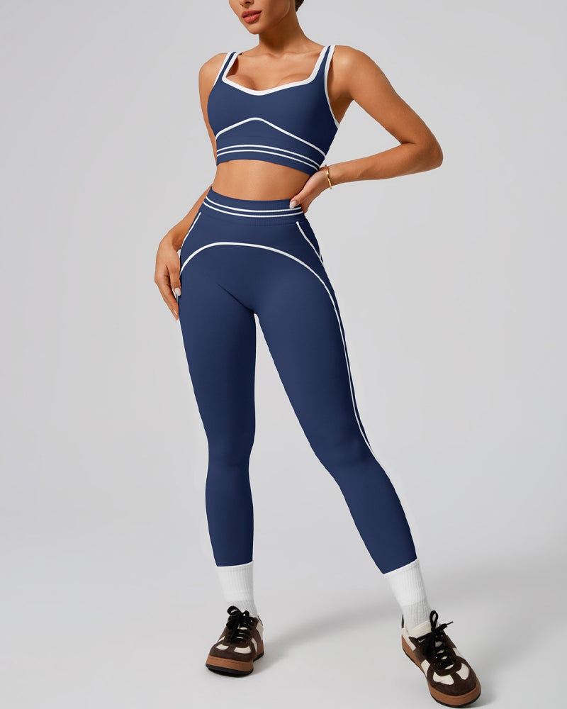 Set Sport Tank Høy Midje Yoga