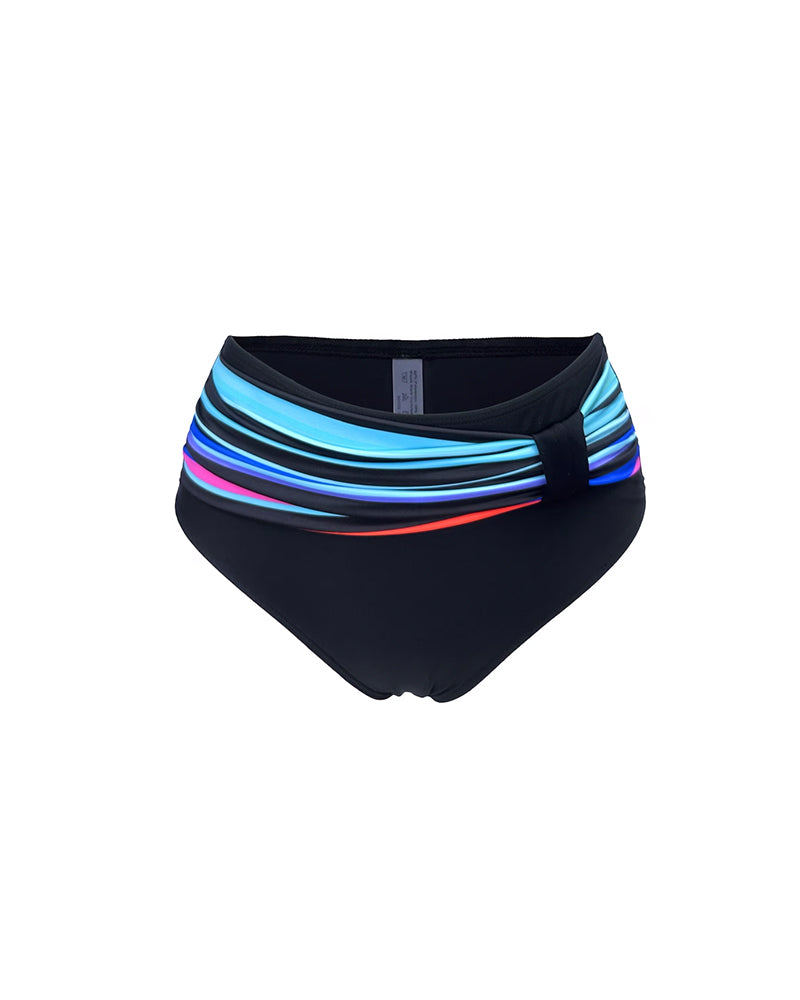 Bikini Regnbuestripete Fargeblokkert Todelt Trykt