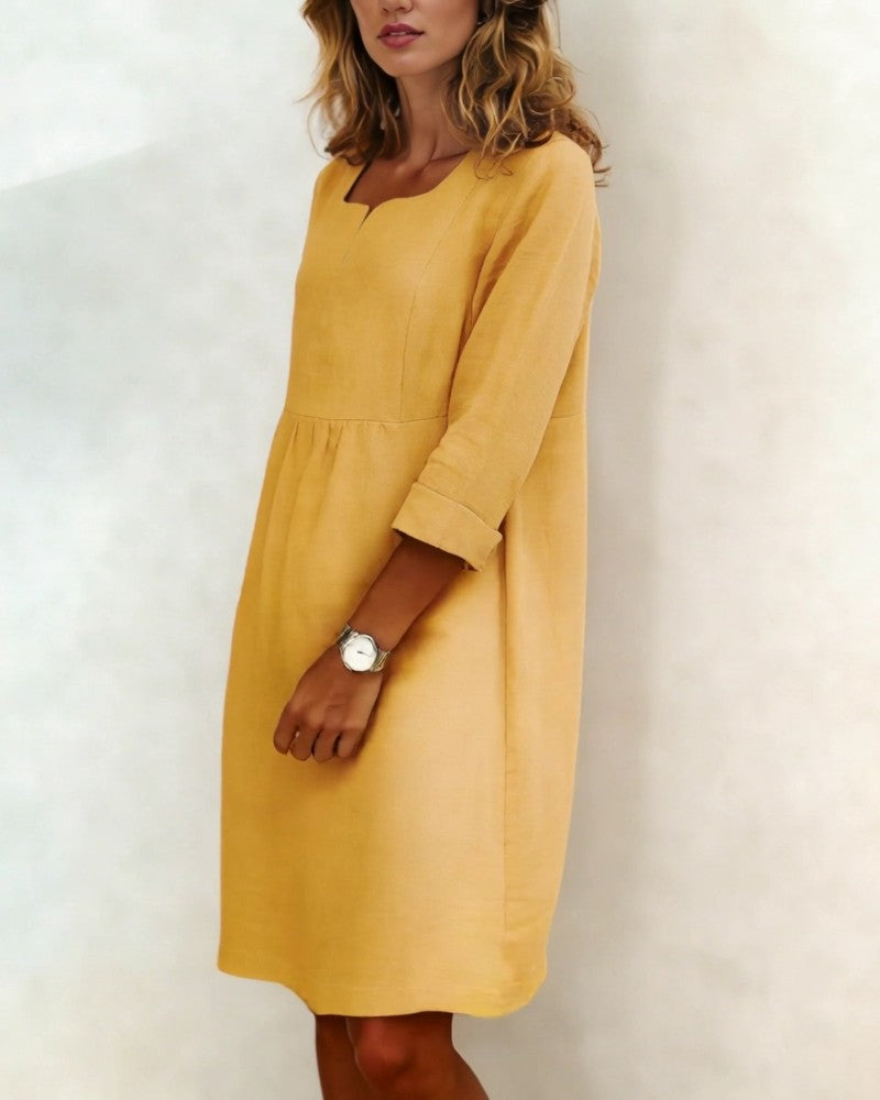 Kjole Liten V-hals Mote