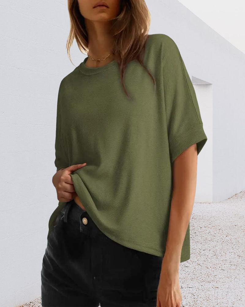 T-Skjorte Flagermus Kort Erme