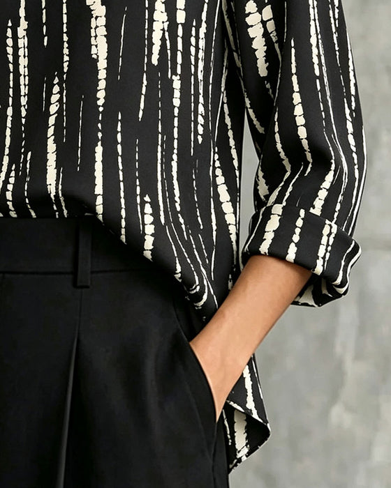 Top Drapet Cowl Hals Linje