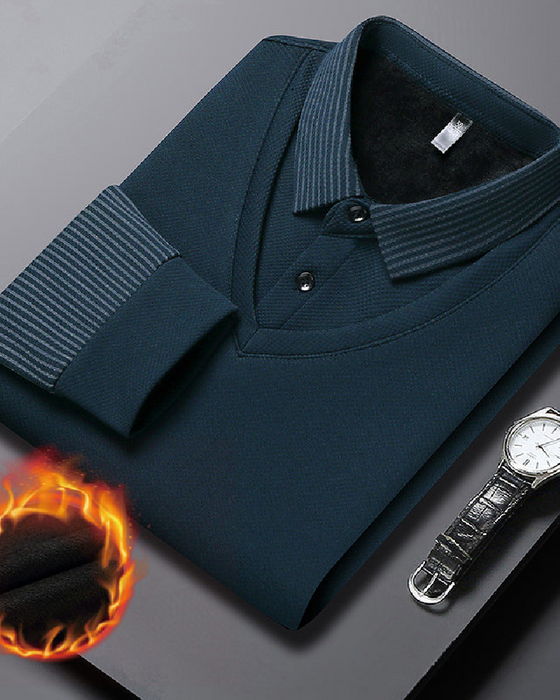 ⏳Begrenset Tid 50% Rabatt💥Stripet Jakkeslag Falsk Todelt Skjorte