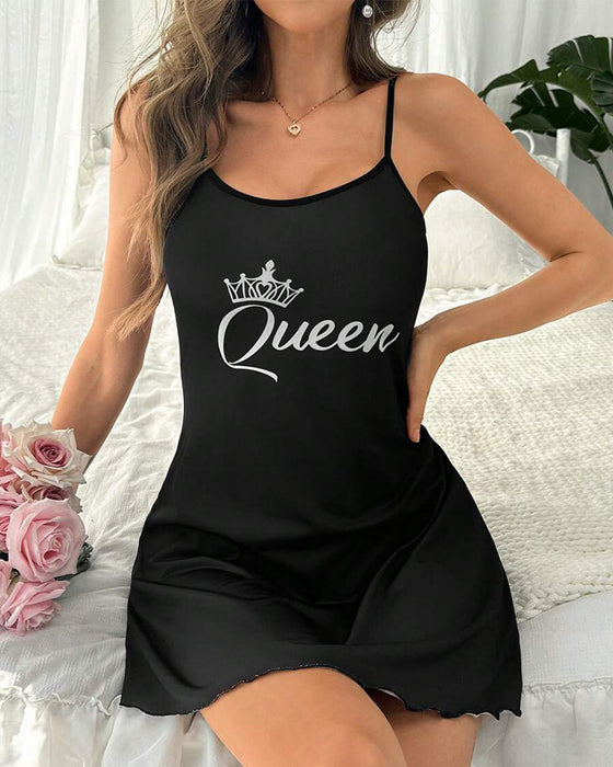 Nattkjole Trykt Liten Størrelse Cami